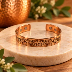 Engraved-Copper-Magnetic-Cuff