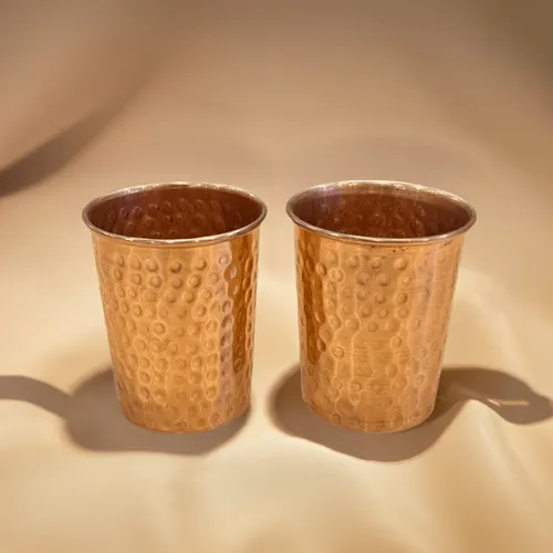 Copper Drinking Cups (Set of 2)